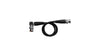 High Speed 12G SDI Straight to Right Angle Cable - Raven Black