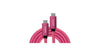 iJustine Pink Thunderbolt 4 Compatible USB 4.0 Type C 8K Cable Blazing 40G Speeds 240W