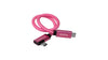 iJustine Pink USB C 3.1 Data and Charging Cable 10Gb/s Data Speed &amp; 100W Power Delivery