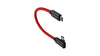 8.5" USB 3.1 Gen 2 Type-C to USB Type-C Right Angle Cable - Cardinal Red
