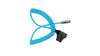 16" - 50" Coiled D-Tap to BMPCC 4K/6K Power Cable - Blue
