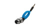 16" Female XLR to 3.5mm Male Mini TRS Blue Braided