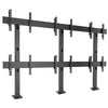 FUSION&trade; 3 x 2 Micro-Adjustable Large Bolt-Down Freestanding Video Wall