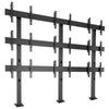 FUSION&trade; 3 x 3 Micro-Adjustable Large Bolt-Down Freestanding Video Wall