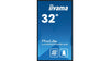 32" Black Digital Signage Display 500 cd/m&sup2; 3x HDMI