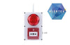 Luminite NXECSB-RM Master External Alert Call Point w/ Sounder Beacon Red