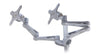 Dual Adjustable LCD Arms Silver