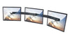 Triple Bracket Curved Arm Black - Pole Not Included