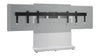Forum&trade; Free-Standing 66" (3 Bay) Display Stand for (2) 65" to 75" Display Light Finish