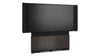Forum&trade; Floor-to-Wall Mounted 66" (3 Bay) Display Stand for (1) 90" to 100" Display Dark Finish