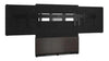 Forum&trade; Floor-to-Wall Mounted 66" (3 Bay) Display Stand for (2) 50" to 55" Display Dark Finish