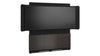 Forum&trade; Floor-to-Wall Mounted 66" (3 Bay) Display Stand for (1) 81" 21:9 Ultra-Wide Display Dark Finish