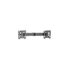 Flat panel dual side-by-side display accessory with tilt max weight 56.7kg - Black