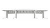 Forum&trade; Arc Table for up to 7 People 30" Seated Height Light Finish