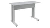 Forum&trade; Rectangle Table for 2 People 38" Counter Height Designer White Table Top with Light Table Base