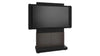 Forum&trade; Free-Standing 48" (2-Bay) Display Stand for (1) 42" - 55" Display Dark Finish