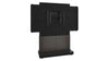Forum&trade; Free-Standing 48" (2-Bay) Display Stand for (1) 65" to 75" Display Dark Finish