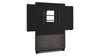 Forum&trade; Floor-to-Wall Mounted 48" (2-Bay) Display Stand for (1) 65" to 75" Display Dark Finish