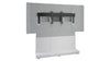 Forum&trade; Free-Standing 66" (3 Bay) Display Stand for (1) 70" to 75" Display Light Finish
