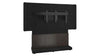 Forum&trade; Free-Standing 66" (3 Bay) Display Stand for (1) 80" to 85" Display Dark Finish
