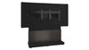 Forum&trade; Free-Standing 66" (3 Bay) Display Stand for (1) 90" to 100" Display Dark Finish