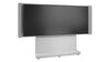 Forum&trade; Free-Standing 66" (3 Bay) Display Stand for (1) 105" 21:9 Ultra-Wide Display Light Finish