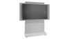 Forum&trade; Free-Standing 48" (2-Bay) Display Stand for (1) 42" - 55" Display Light Finish