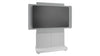 Forum&trade; Free-Standing 48" (2-Bay) Display Stand for (1) 55" to 65" Display Light Finish