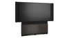 Forum&trade; Floor-to-Wall Mounted 66" (3 Bay) Display Stand for (1) 90" to 100" Display Dark Finish