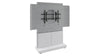 DISPLAY STAND FREESTANDING SINGLE DISPLAY LARGE 55-65IN WHITE