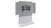 DISPLAY STAND FLOOR-WALL BASE MEDIUM WHI