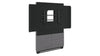 DISPLAY STAND FLOOR-WALL BASE MEDIUM BLK