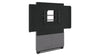 DISPLAY STAND FLOOR TO WALL BASE SINGLE DISPLAY X-LARGE 65-75IN BLACK