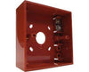 Notifier PS031W BOX MCP SURFACE MOUNT RED 1 TERMINAL