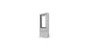 42" Floor Standing Totem/Portrait Kiosk Back To Back Silver