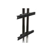 Wall Mount Support for Dual Pole (Black)