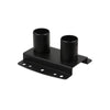 Dual Pole Ceiling / Floor Plate (Black)