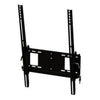 Tilting security locking mount - portrait 37" - 75" max weight 79kg - Black Includes security padlock