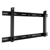 Heavy duty custom fixed wall mount for large flat panel TVs plasma and LCD screens larger than 37" max weight 226.8kg - Black