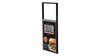Dual Sided Ceiling Window Display Mounts Kiosk Black