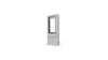 Single Kiosk 47" Silver