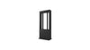 50" Floor Standing Totem/Portrait Kiosk Back to Back Black