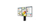 Portrait Digital Signage Menu Board Kiosk for Triple Outdoor 55" Displays