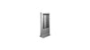 Single Kiosk 40" Silver