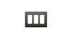 Triple Cover Plate - Black 7 Year Warranty