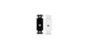Double Type F Jack on Decora&reg; Wall Plate 7 Year Warranty