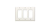 Triple Cover Plate - White 7 Year Warranty