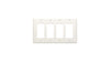 Quad Cover Plate - White 7 Year Warranty