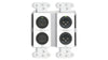 Wall-Mounted Bi-Directional Mic/Line Dante Interface 2 x 2 7 Year Warranty