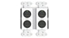 Wall-Mounted Bi-Directional Mic/Line Dante Interface 4 x 2 7 Year Warranty